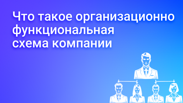 Организационно-функциональная схема компании